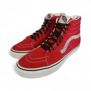 VANS Bling SK8-Hi Red Women's Size 9